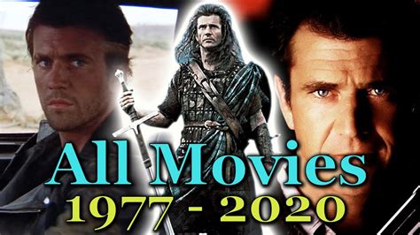 mel gibson movies list all.